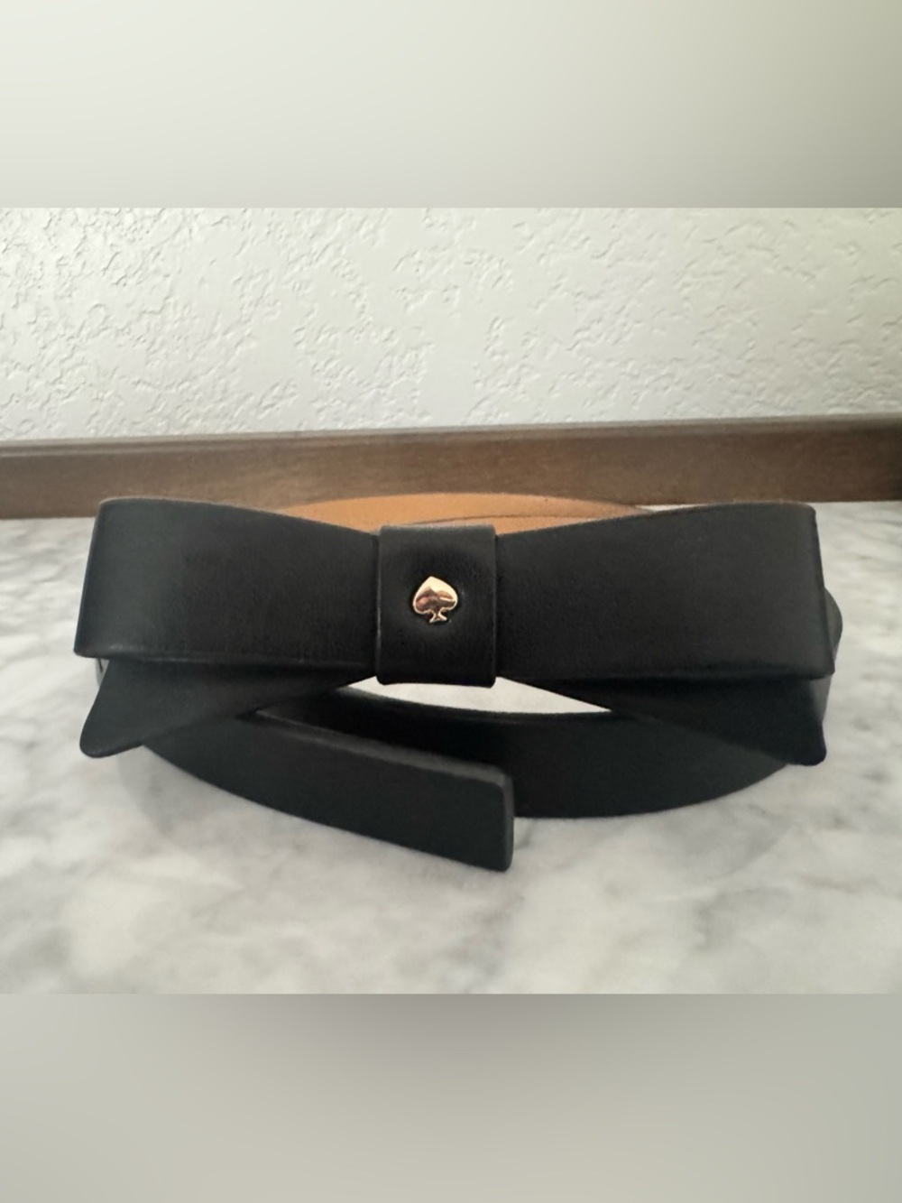 Kate Spade Black Bow belt